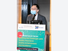 評審局總幹事周慶邦先生致歡迎辭