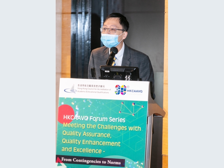 評審局總幹事周慶邦先生致歡迎辭